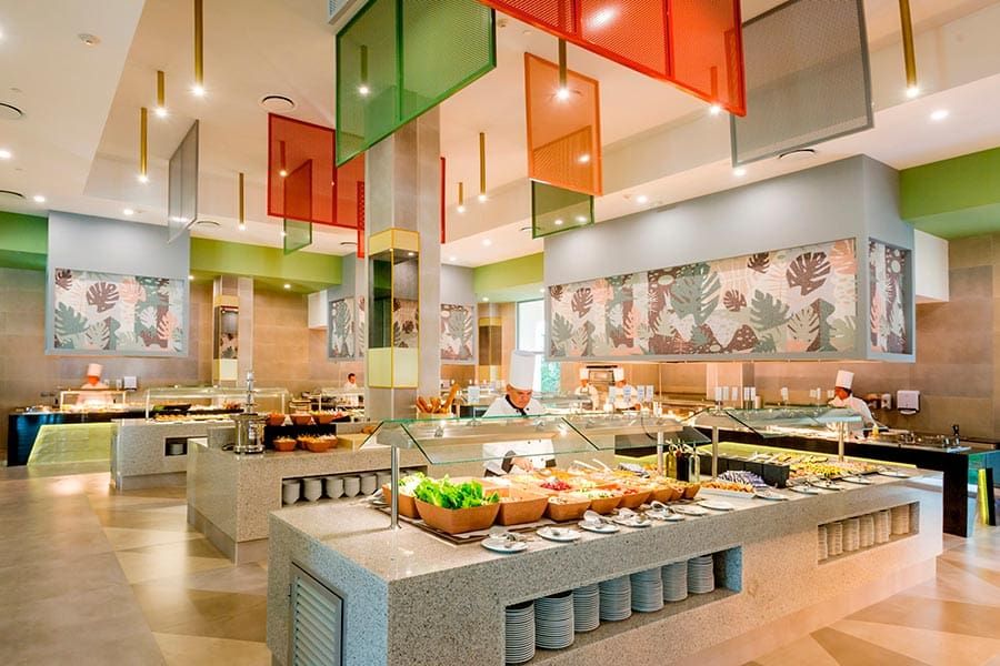 Restaurant at Hotel Riu Emerald Bay