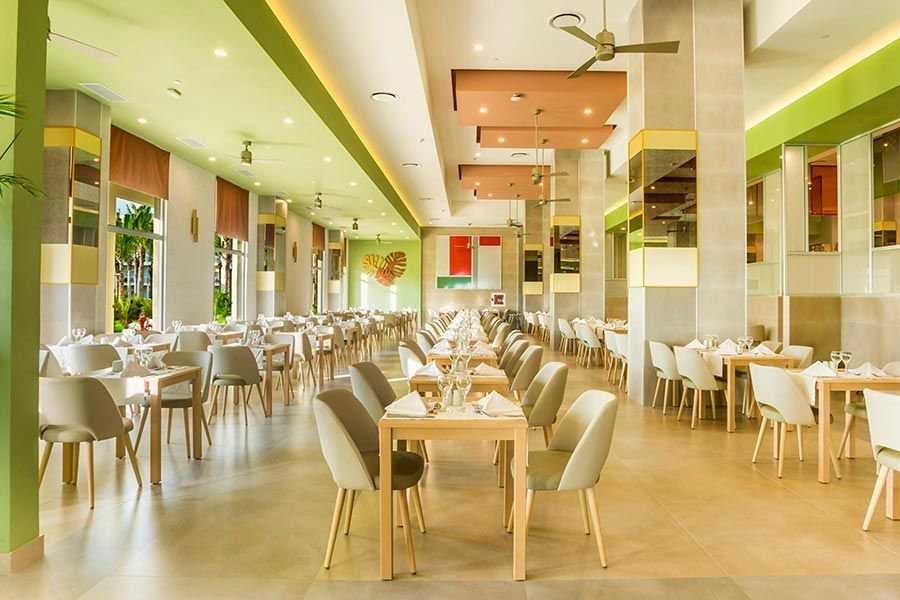 Restaurant at Hotel Riu Emerald Bay