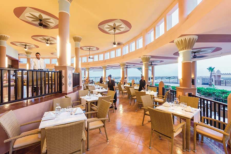 Restaurant at Hotel Riu Funana