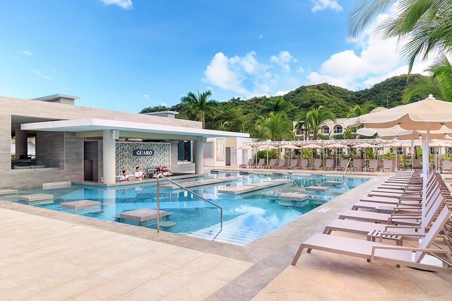 Swimming pool area at Hotel Riu Guanacaste