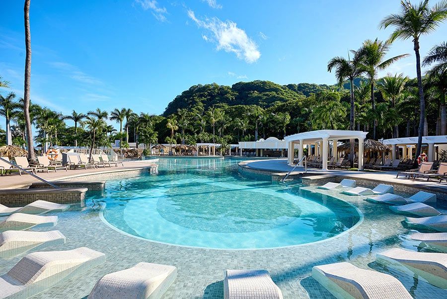 Swimming pool area at Hotel Riu Guanacaste