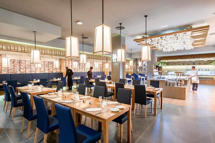 Restaurant at Hotel Riu Karamboa