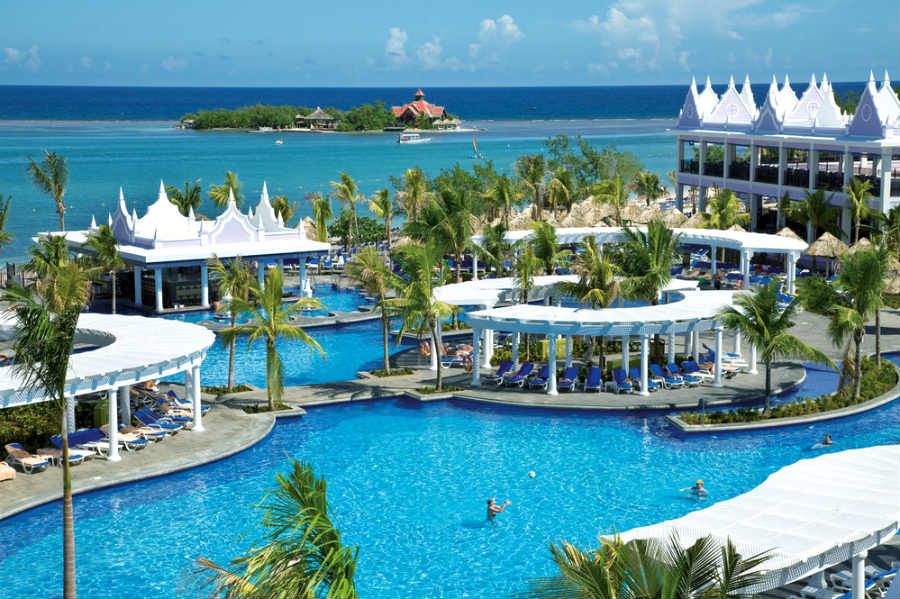Swimming pool area at Hotel Riu Montego Bay