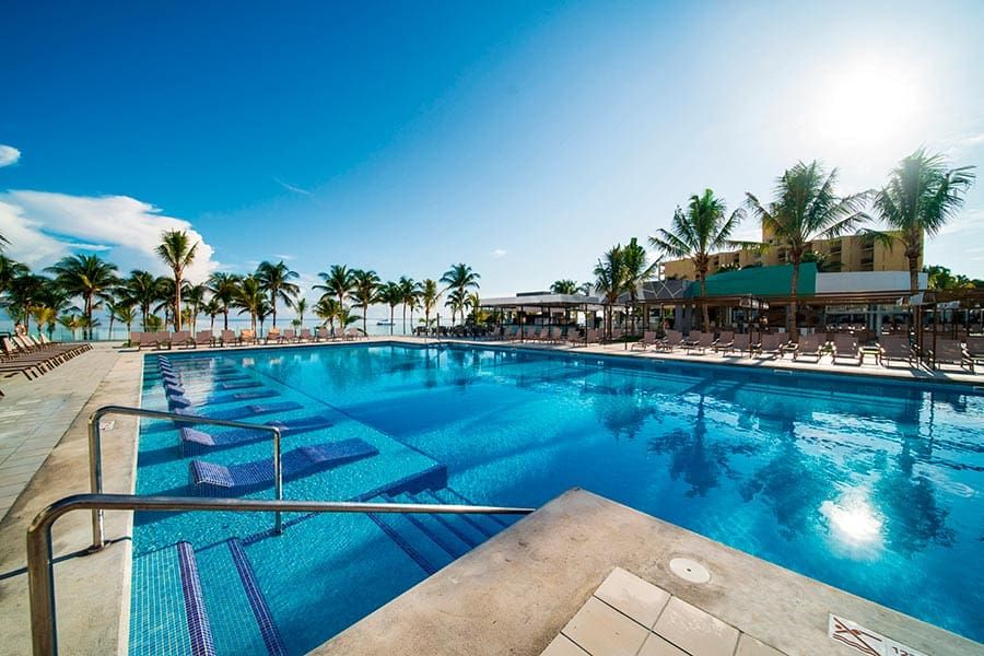 Swimming pool area at Hotel Riu Ocho Rios