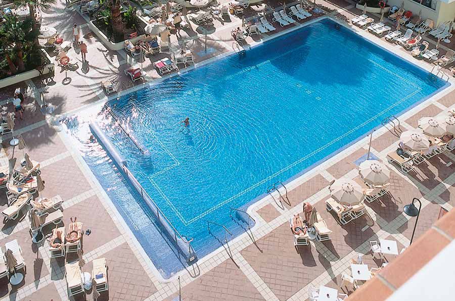 Swimming pool area at Hotel Riu Oliva Beach Resort