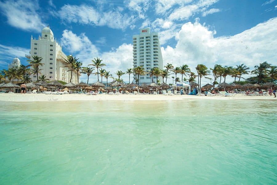 Beach at Hotel Riu Palace Antillas