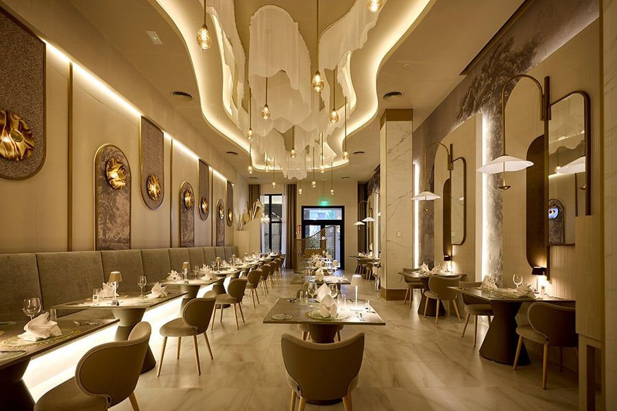Restaurant at Hotel Riu Palace Aquarelle