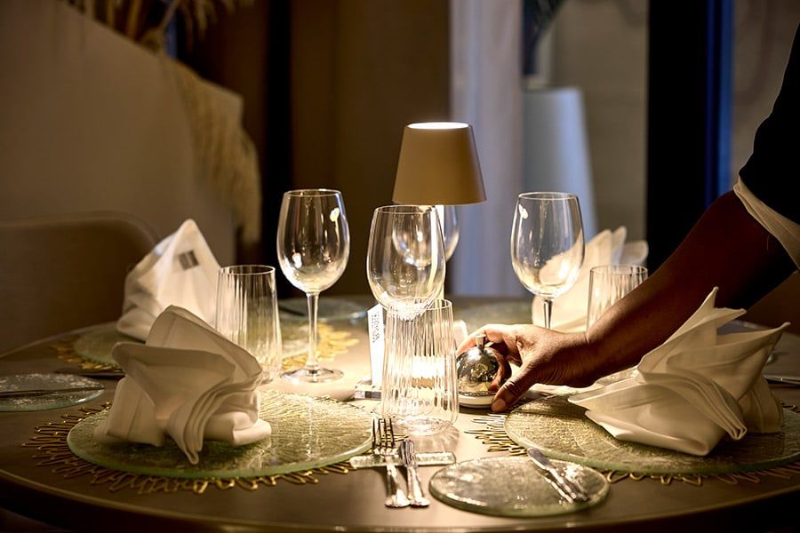 Restaurant at Hotel Riu Palace Aquarelle