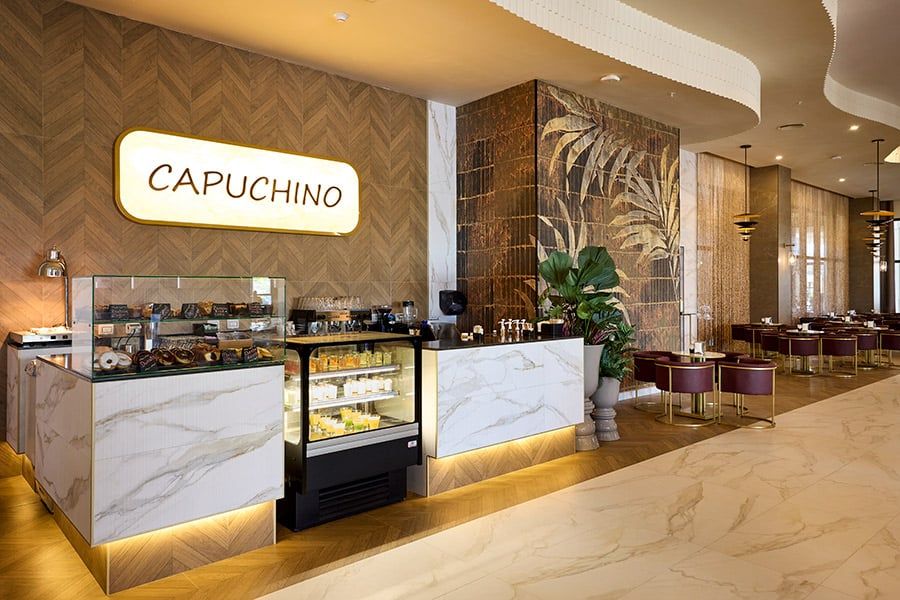 Restaurant at Hotel Riu Palace Aquarelle