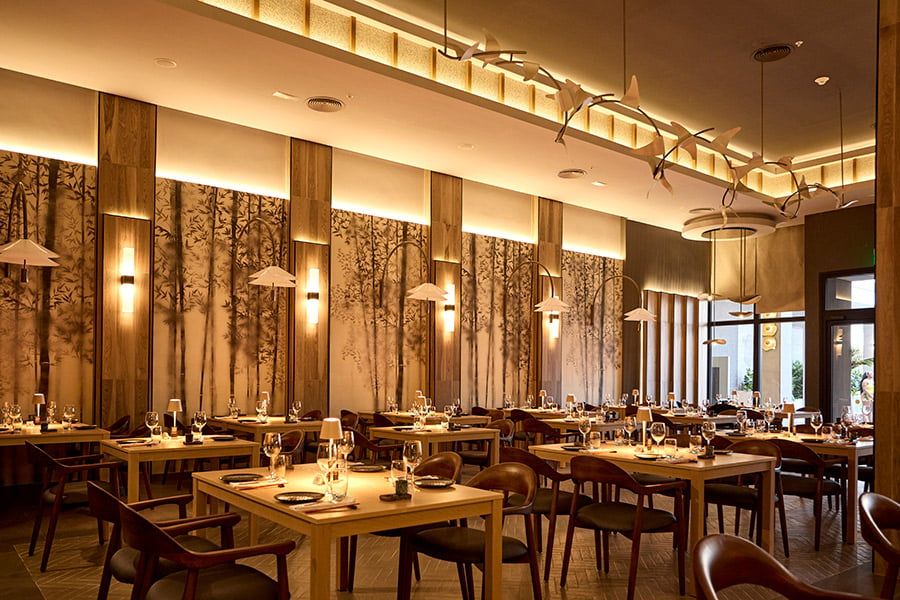 Restaurant at Hotel Riu Palace Aquarelle