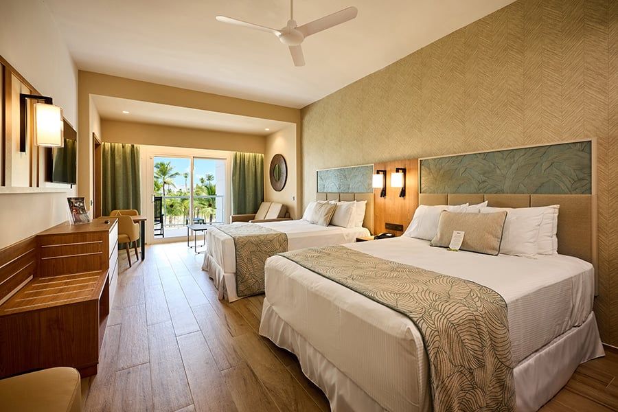Guest room at Hotel Riu Palace Bavaro