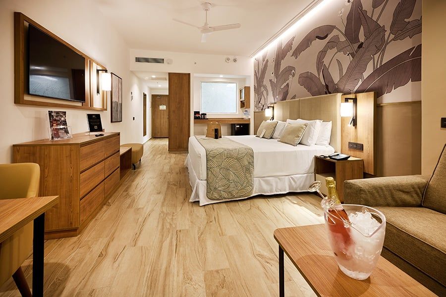 Guest room at Hotel Riu Palace Bavaro