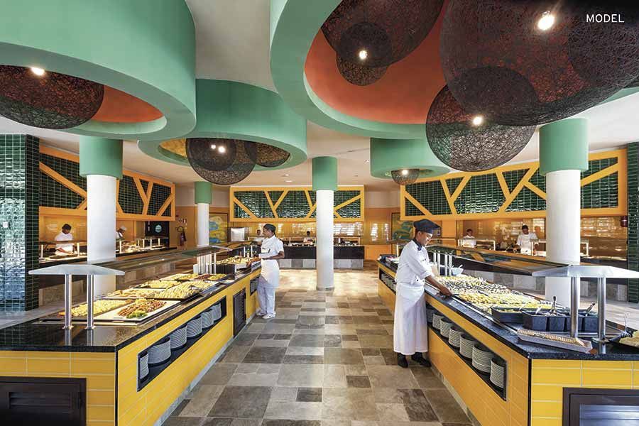 Restaurant at Hotel Riu Palace Boavista