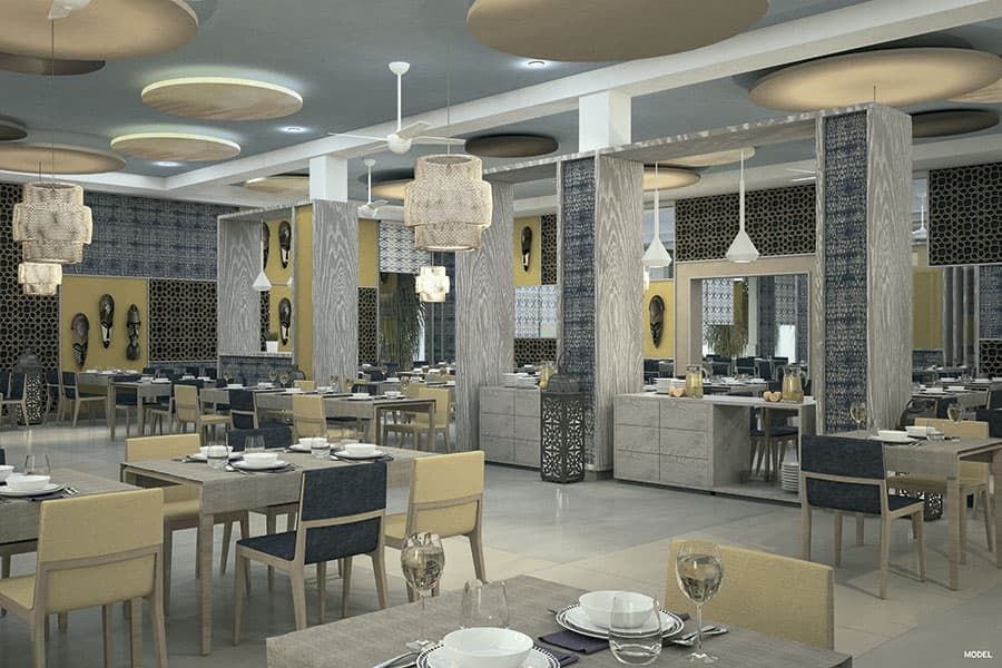 Restaurant at Hotel Riu Palace Boavista