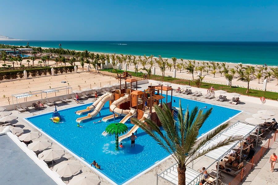 Swimming pool area at Hotel Riu Palace Boavista