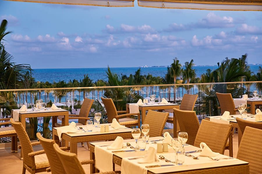 Restaurant at Hotel Riu Palace Costa Mujeres