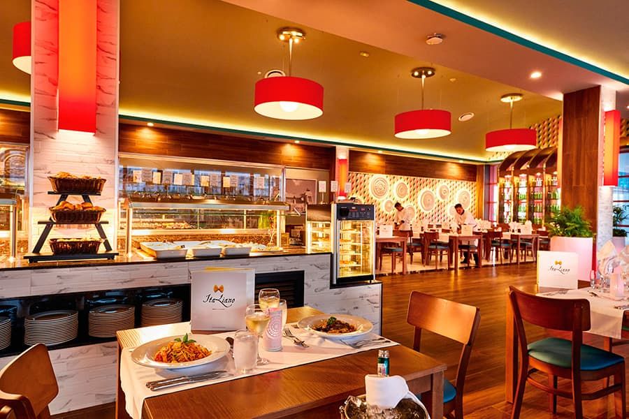 Restaurant at Hotel Riu Palace Costa Mujeres