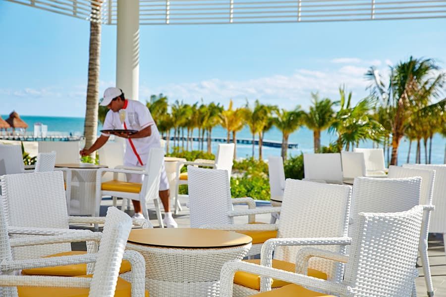 Restaurant at Hotel Riu Palace Costa Mujeres