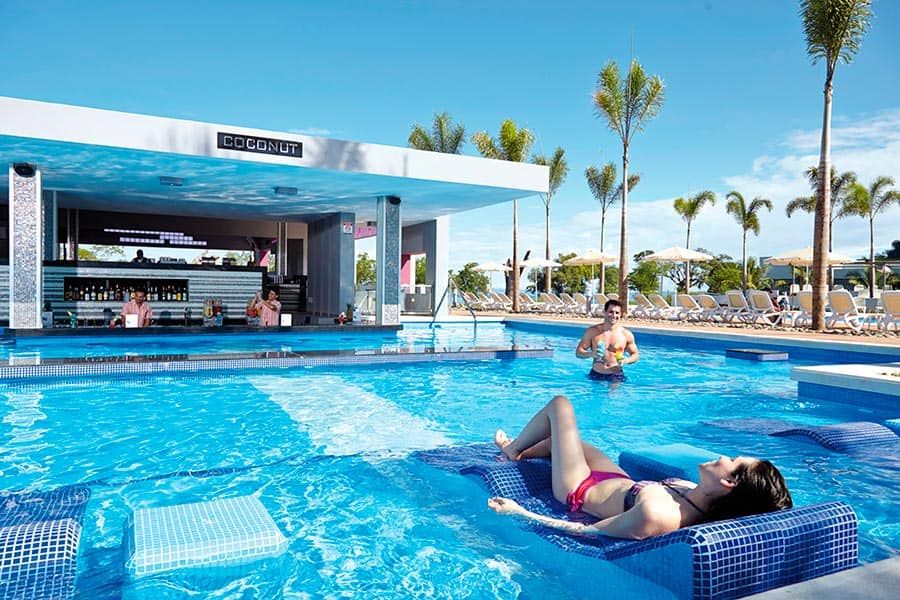 Swimming pool area at Hotel Riu Palace Costa Rica