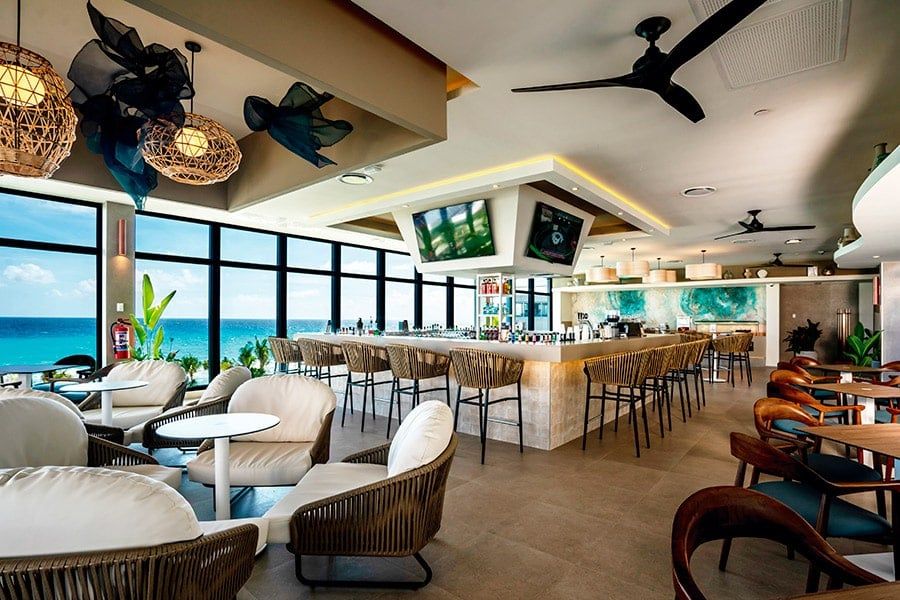 Restaurant at Hotel Riu Palace Kukulkan