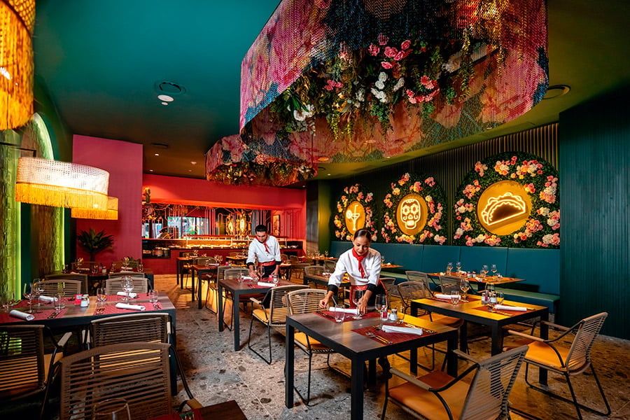 Restaurant at Hotel Riu Palace Kukulkan