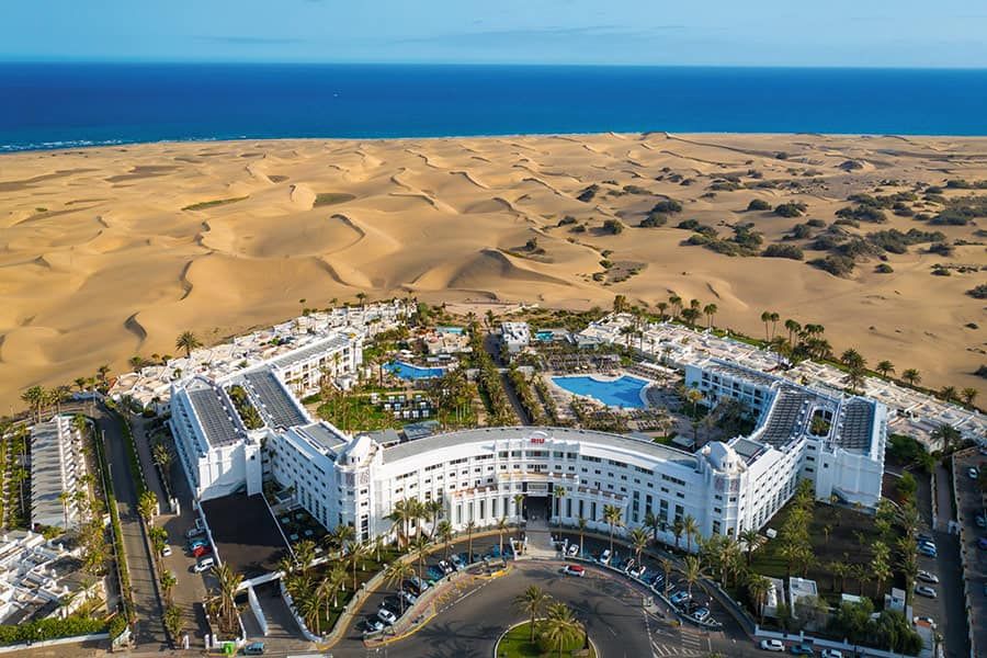 Resort exterior at Hotel Riu Palace Maspalomas
