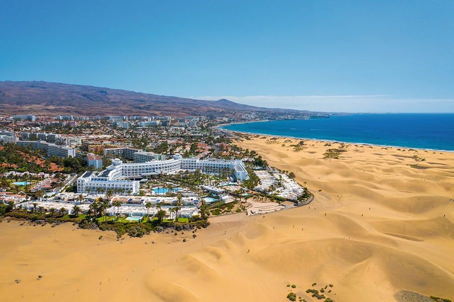Resort exterior at Hotel Riu Palace Maspalomas