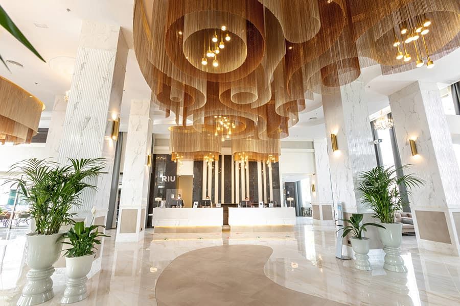 Lobby at Hotel Riu Palace Maspalomas