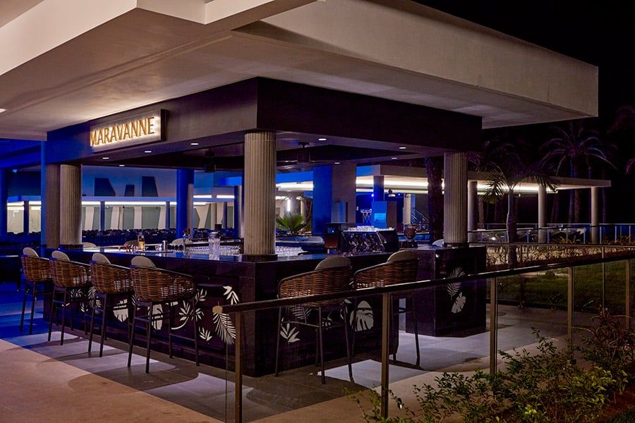 Restaurant at Hotel Riu Palace Mauritius