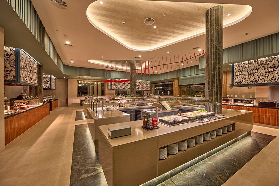 Restaurant at Hotel Riu Palace Mauritius