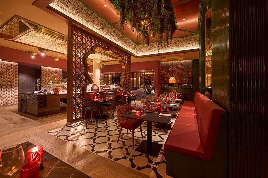 Restaurant at Hotel Riu Palace Mauritius