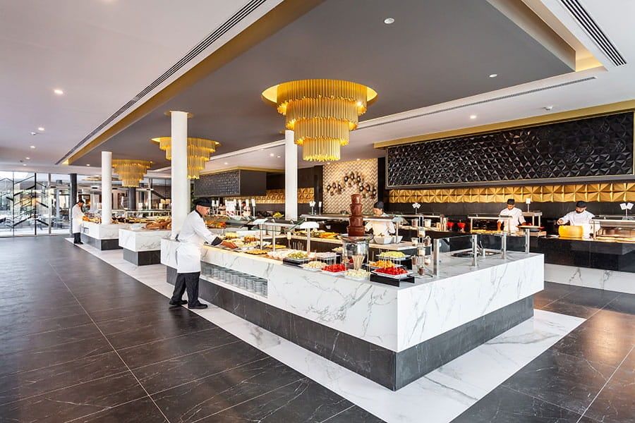 Restaurant at Hotel Riu Palace Oasis