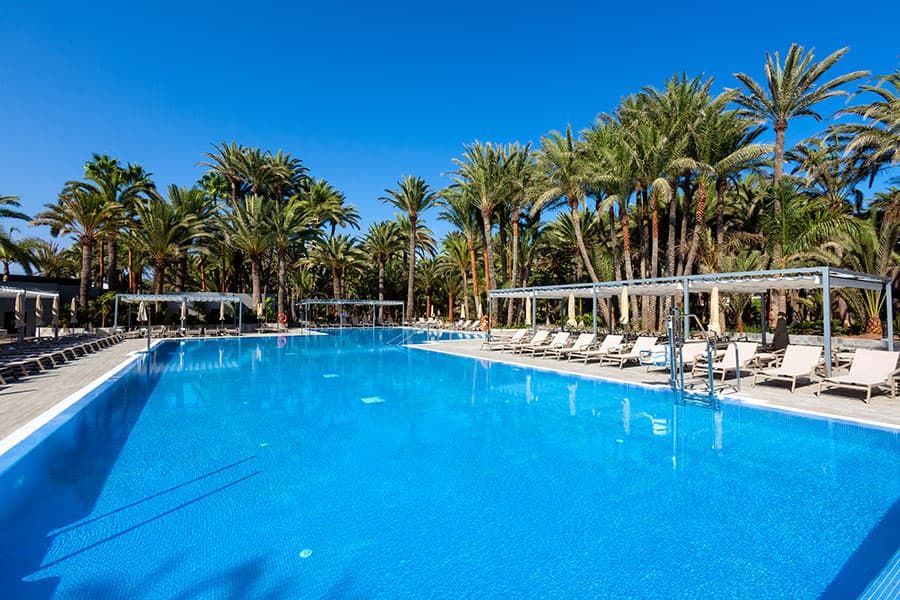 Swimming pool at Hotel Riu Palace Oasis