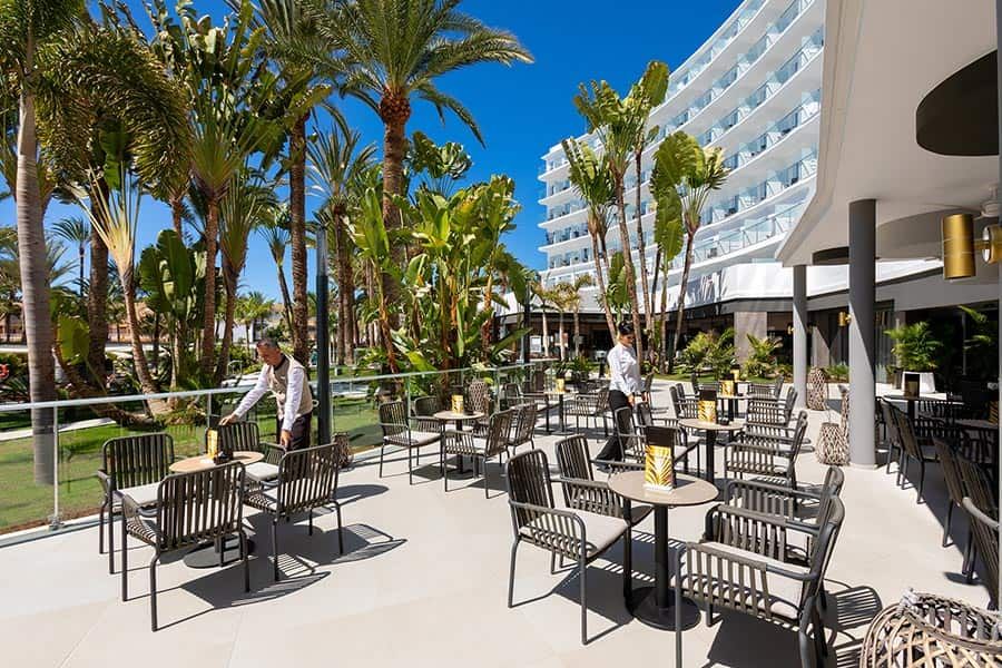 Restaurant at Hotel Riu Palace Palmeras