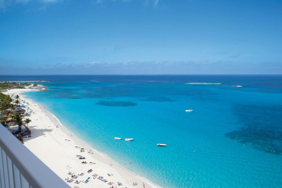 Beach at Hotel Riu Palace Paradise Island