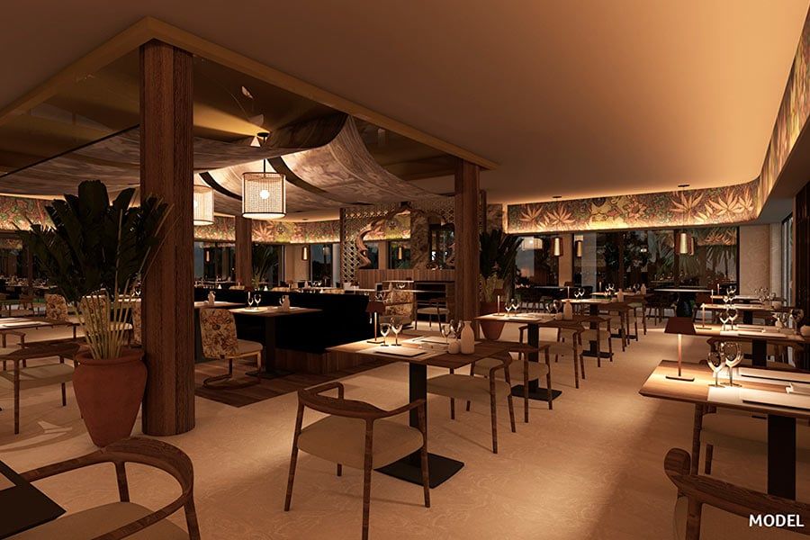 Restaurant at Hotel Riu Palace Phuket