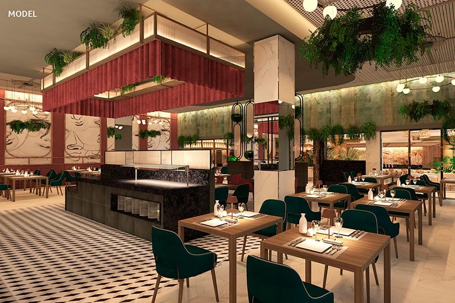 Restaurant at Hotel Riu Palace Phuket