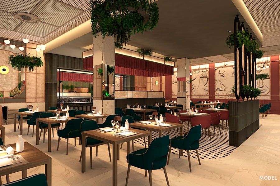 Restaurant at Hotel Riu Palace Phuket