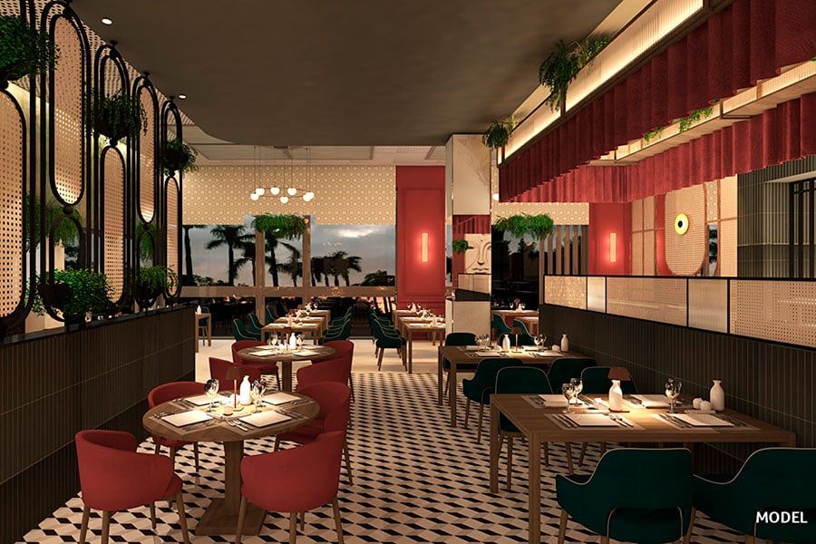 Restaurant at Hotel Riu Palace Phuket