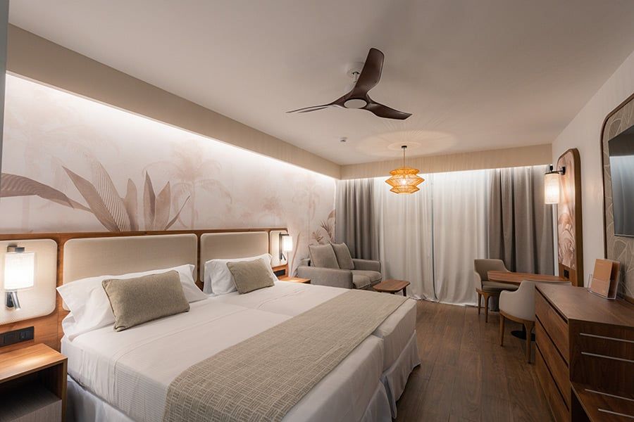 Guest room at Hotel Riu Palace Phuket
