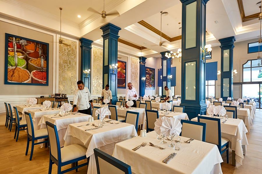 Restaurant at Hotel Riu Palace Punta Cana