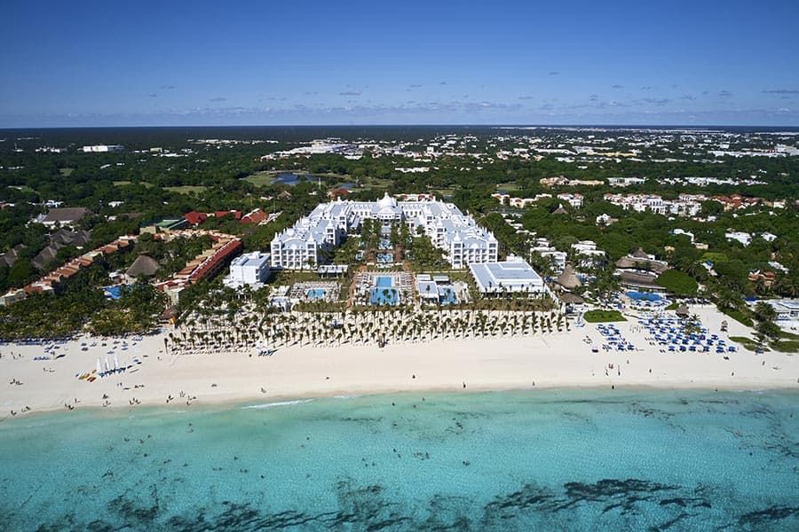 Resort exterior at Hotel Riu Palace Riviera Maya