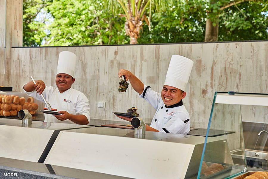 Restaurant at Hotel Riu Palace Santa Maria