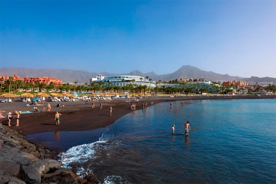 Beach at Hotel Riu Palace Tenerife