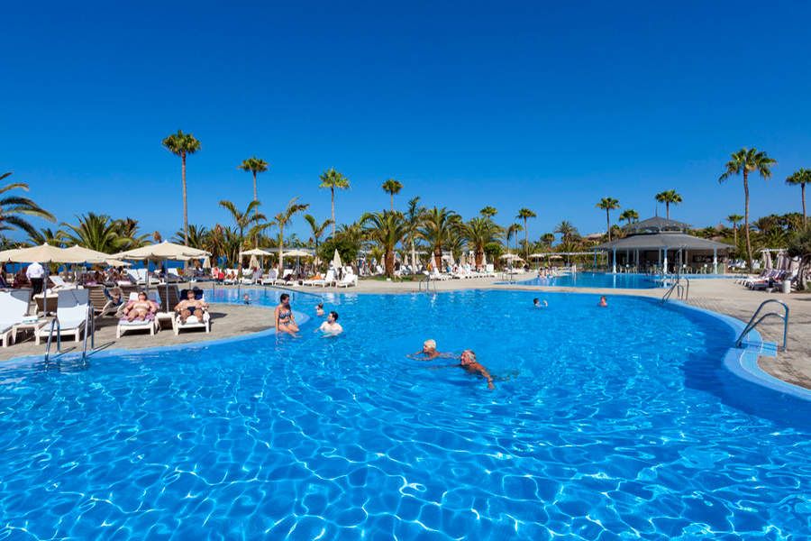 Swimming pool area at Hotel Riu Palace Tenerife