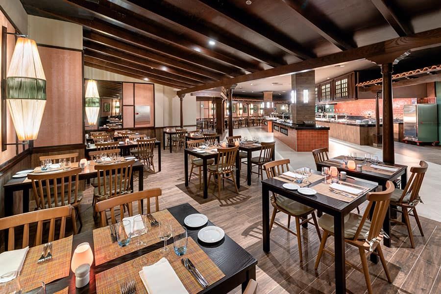 Restaurant at Hotel Riu Paraiso Lanzarote