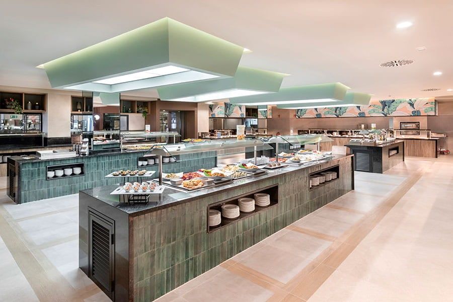 Restaurant at Hotel Riu Paraiso Lanzarote