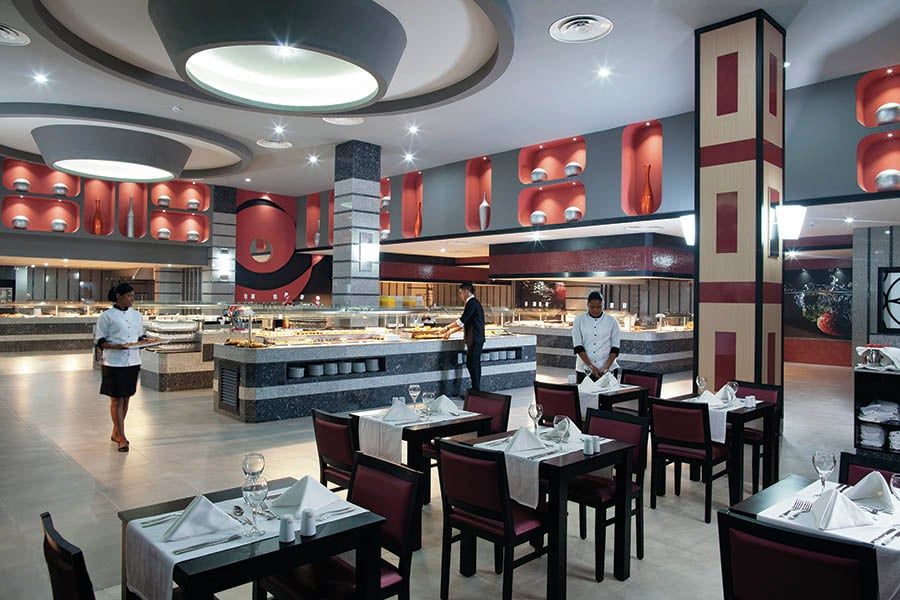 Restaurant at Hotel Riu Playa Blanca