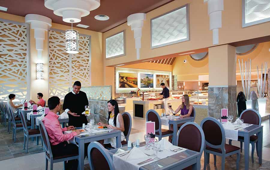 Restaurant at Hotel Riu Playa Blanca