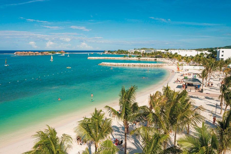 Beach at Hotel Riu Reggae